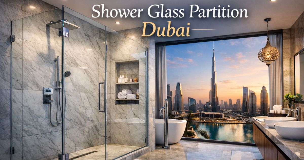 Shower Glass Partition Dubai